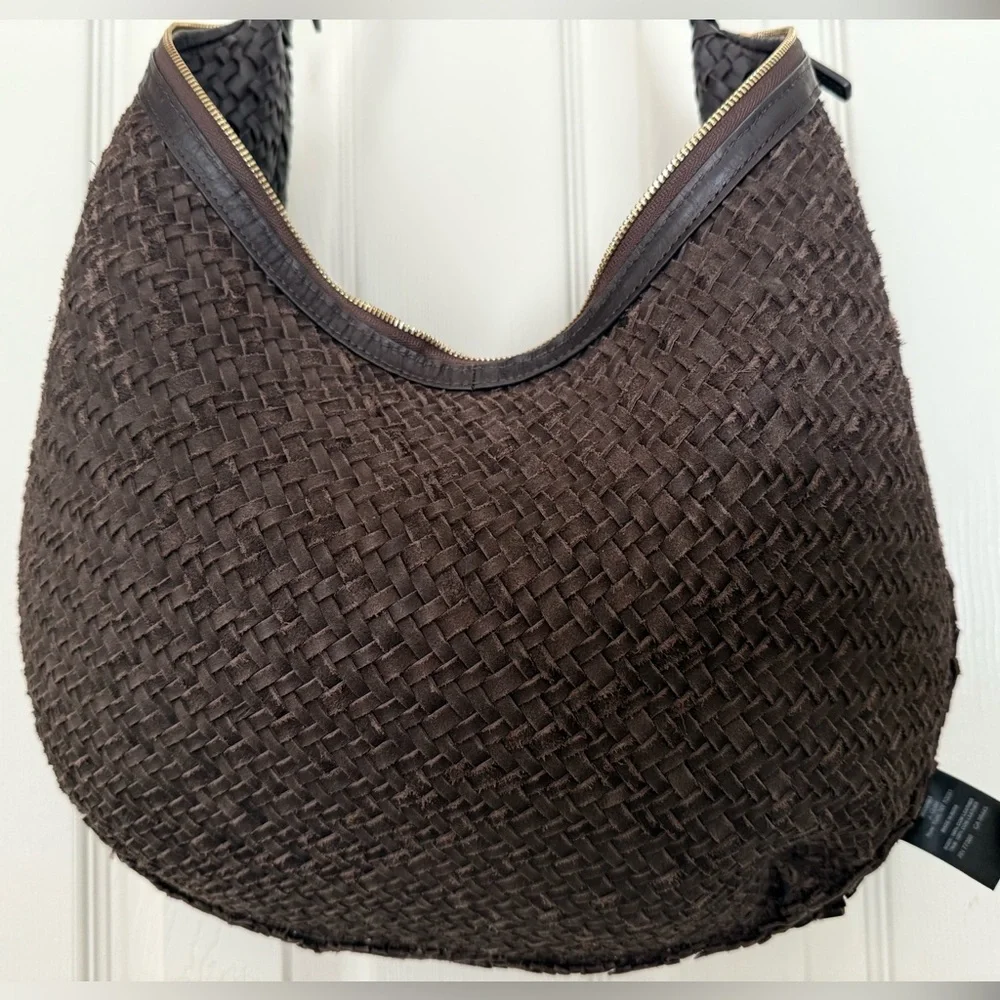 Madewell The Essential Curve Shoulder Bag - Dark Brown - Picture 12 of 14